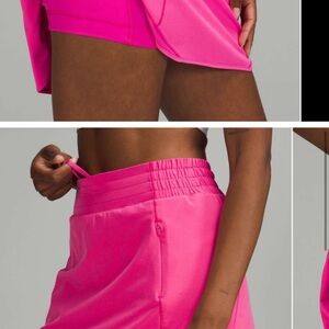 hotty hot hr skirt long pink lululemon